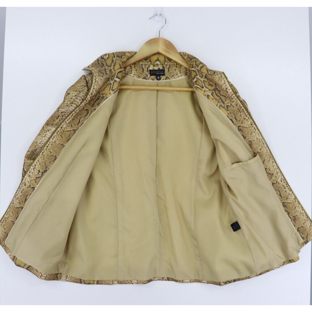Juliana Collezione Sz 10 Jacket Python Snake Prin… - image 6